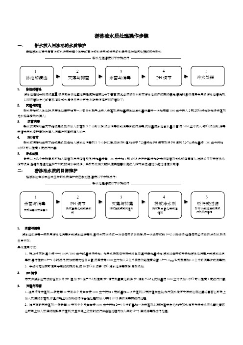 游泳池水质处理操作步骤