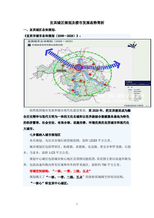 宜宾城市规划发展及房地产市场概况