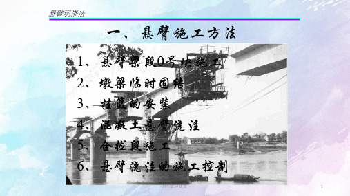 悬臂与现浇施工技术方案课件