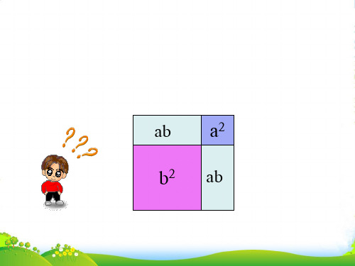 华师大版八年级数学上册 123 乘法公式完全平方公式 课件2