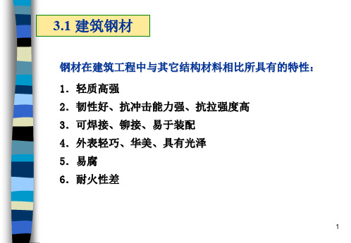 建筑结构材料的物理力学性能