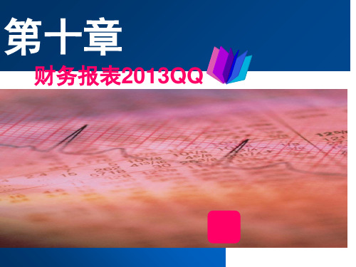 某公司财务报告与财务报表分析(PPT 104页)