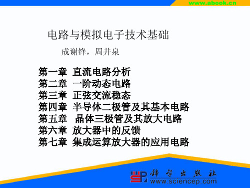 电路与模拟电子技术基础_直流电路分析