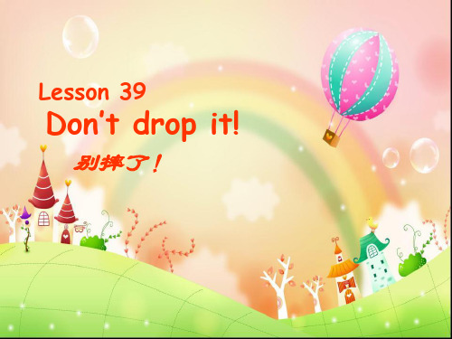 新概念英语lesson39-40(共22页)课件