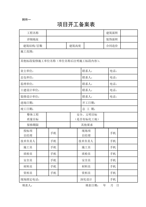 规范资料管理通知附件(1号附件)