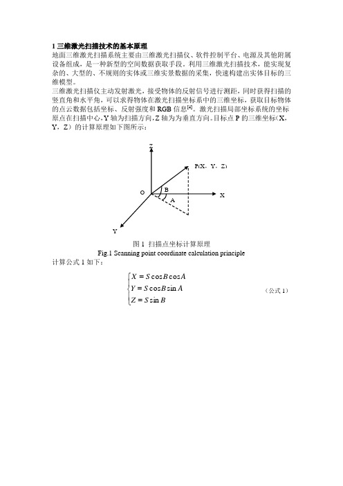 三维激光扫描原理图