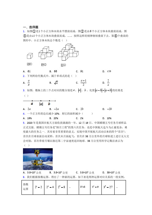 【鲁教版】初一数学上期中试卷(附答案)(1)