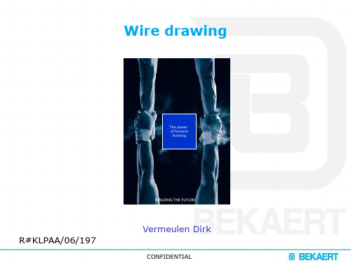 Wire drawing大中拉培训教材学习资料