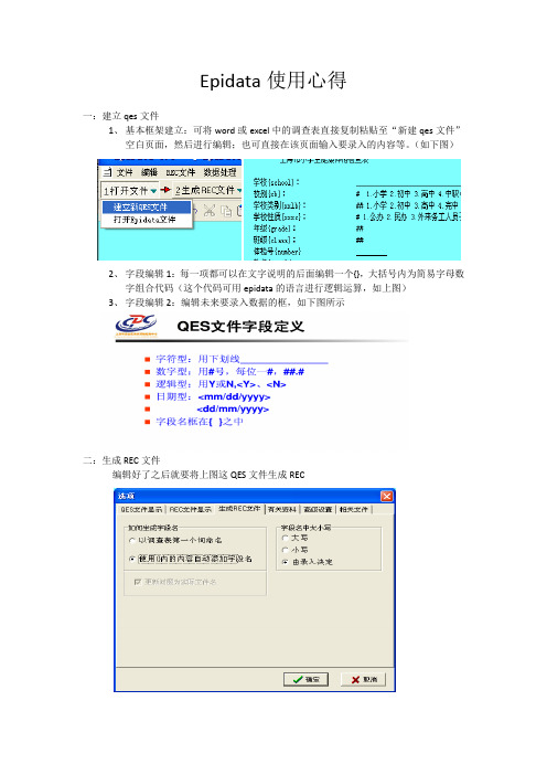 epidata使用心得