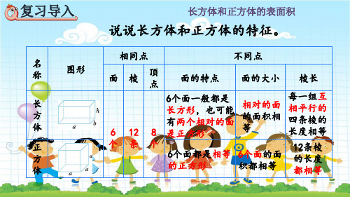 2022年人教版小学《长方体、正方体的展开图》精品课件