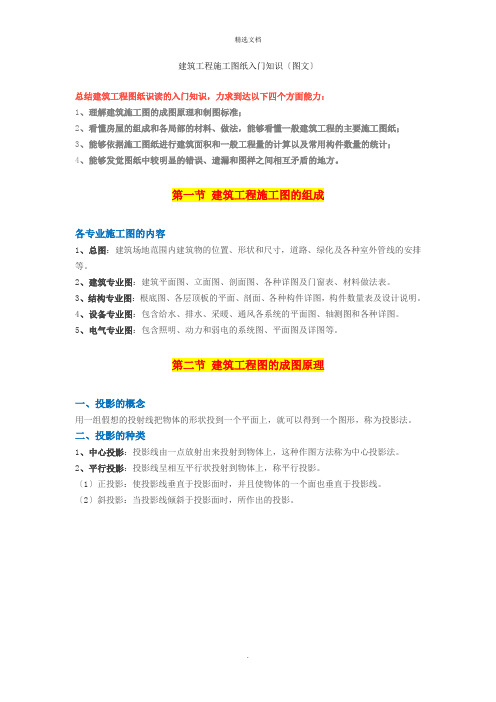 建筑工程施工图纸入门知识