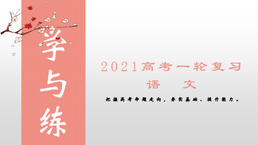 专题04 非连续性文本阅读(核心素养精讲课件)-2021年高考语文一轮复习学与练(全国卷)(共42张PPT)