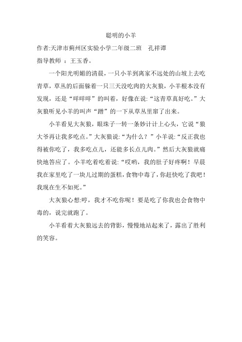聪明的小羊 孔祥谭