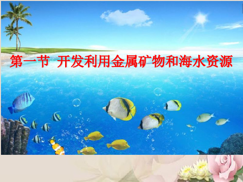高中化学必修二第四章第一节 开发利用金属矿物和海水资源 课件(4)(共21张PPT)
