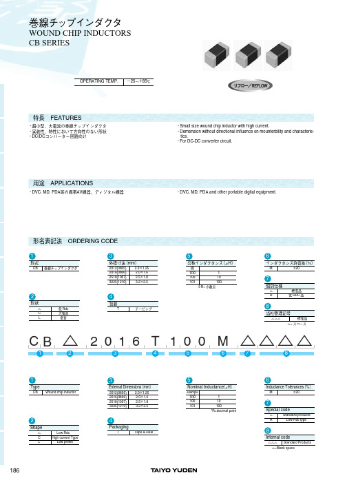 CB2016T470M中文资料