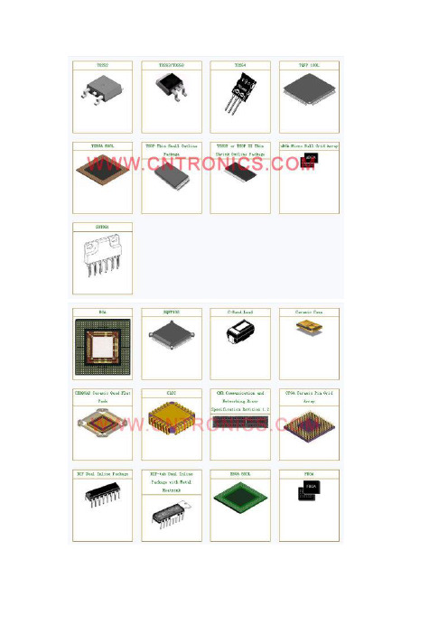 元器件封装大全：图解+文字详述