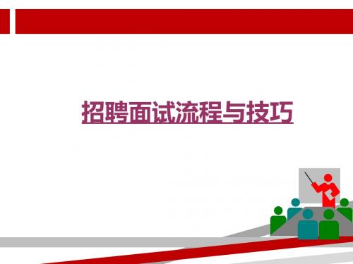 招聘面试流程与技巧.ppt