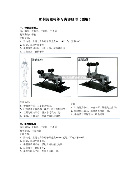 如何用哑铃练习胸部肌肉(图解)