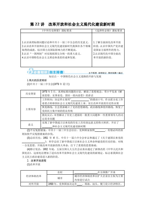 2025版《师说》高中全程复习构想历史创新版22