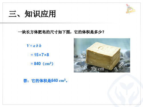 人教版五年级下册数学长方体和正方体体积计算公式练习