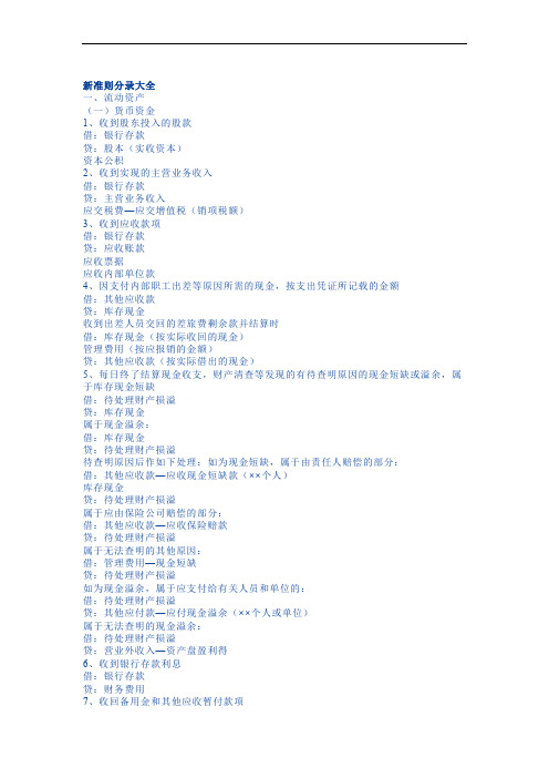 新准则会计科目应用之会计分录大全.doc