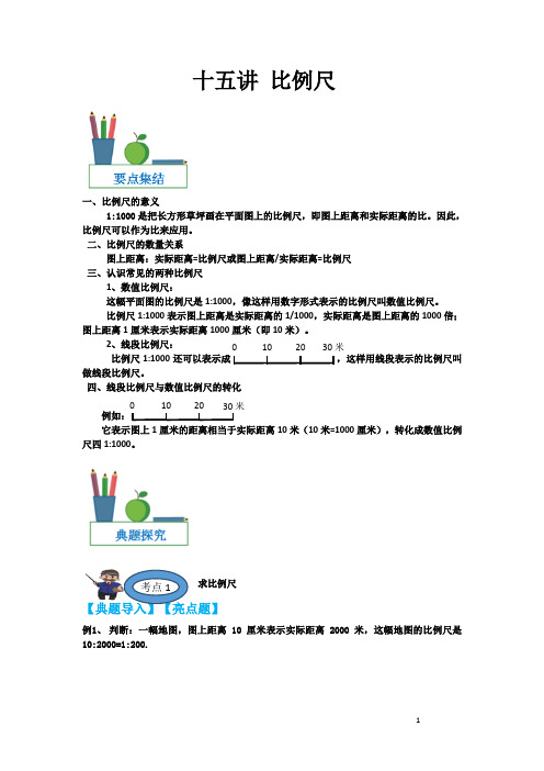 第十五讲 比例尺