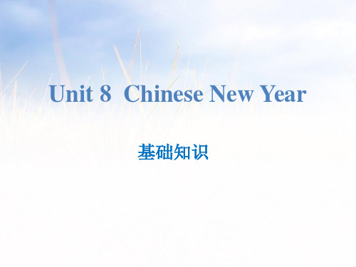 《Chinese New Year》基础知识PPT