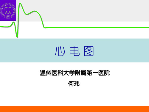 《诊断学》课件：心 电 图