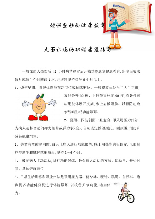 烧伤整形科健康教育