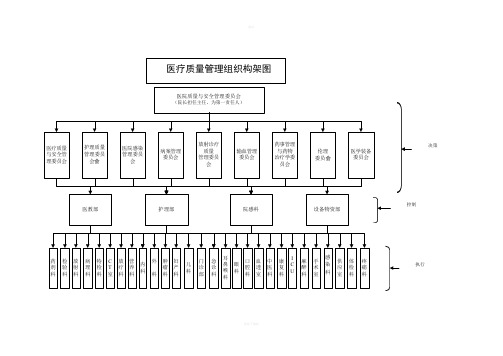 医疗质量管理组织架构图