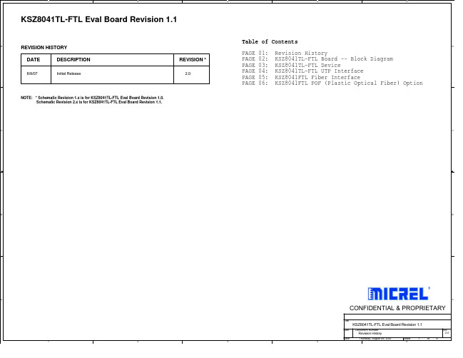 KSZ8041TL-FTL评估板原理图