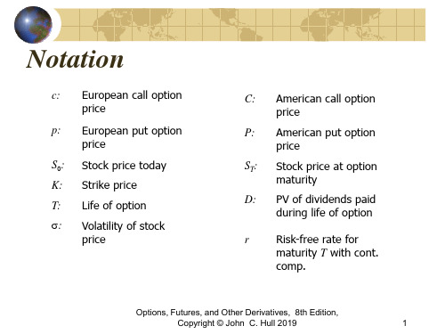 期权期货及其衍生产品约翰赫尔官方课件97522共21页