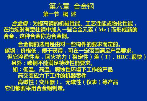 工程材料第六章 合金钢PPT课件