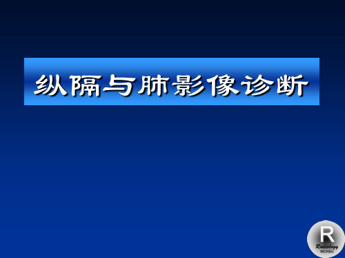 纵隔与肺影像诊断-精品医学课件