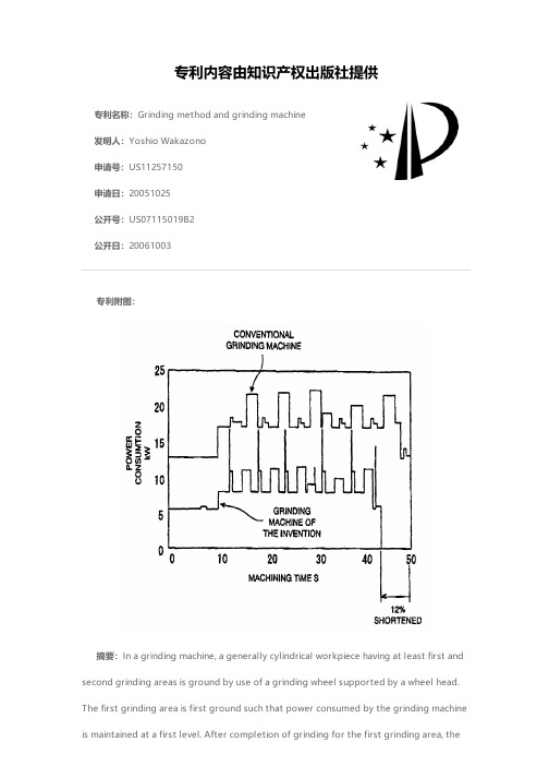 Grinding method and grinding machine