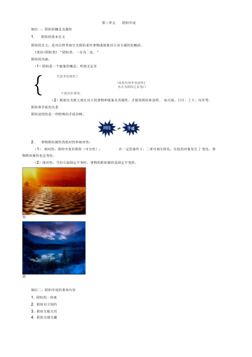 (完整版)中医基础理论-阴阳学说