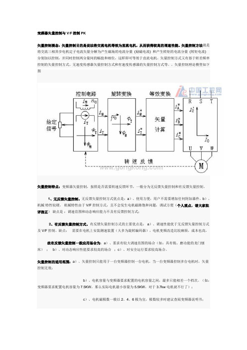 变频器矢量控制与V