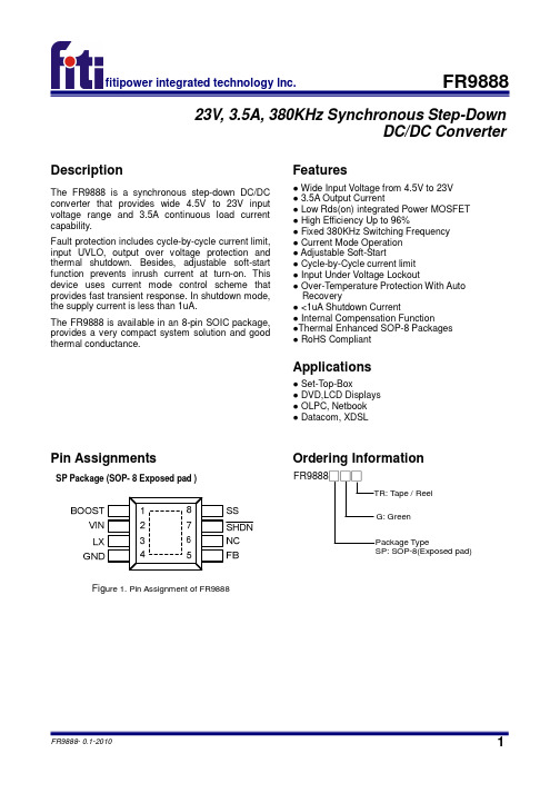 FR9888-2010 datasheet