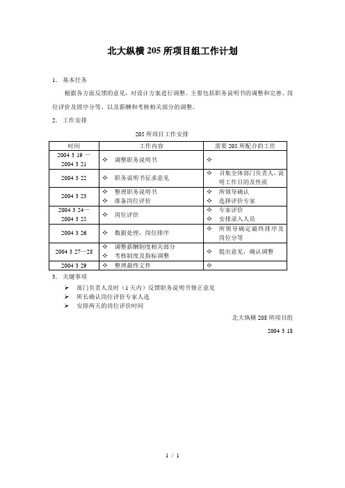 北大纵横—中国兵器工业—补充工作计划