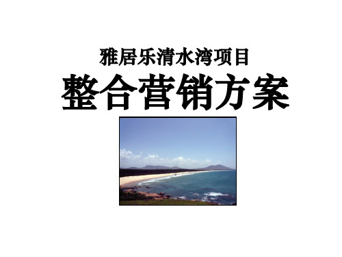 海南雅居乐清水湾项目整合营销执行报告