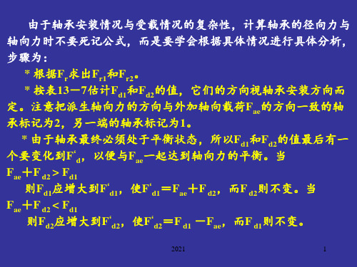 滚动轴承习题及思考题