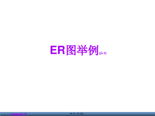 ER图举例子