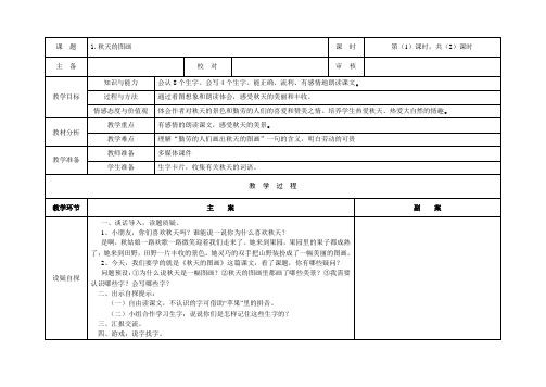 1、秋天的图画