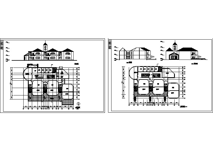 幼儿园建筑施工方案图纸(共2张)