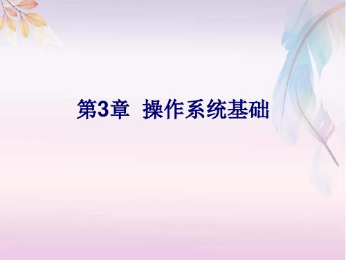 第3章 操作系统基础