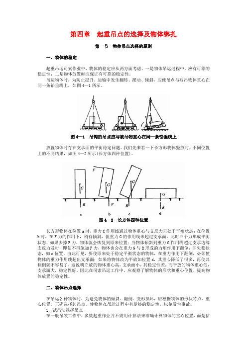 吊点选择