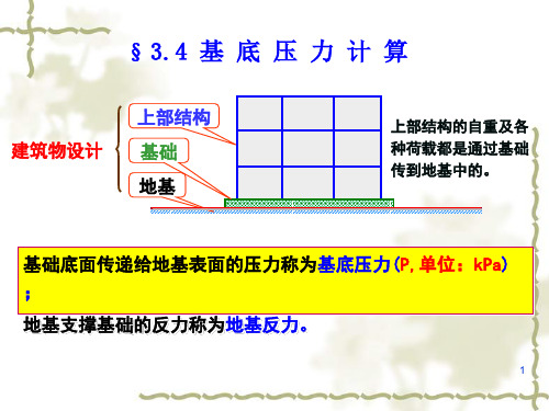 第三章基底压力计算