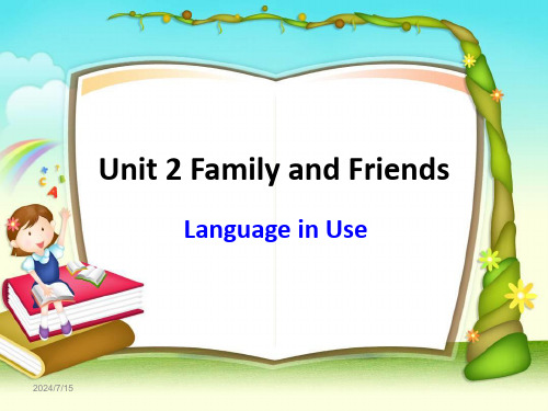 Unit2-Family-and-Friends(-Language-in-Use)