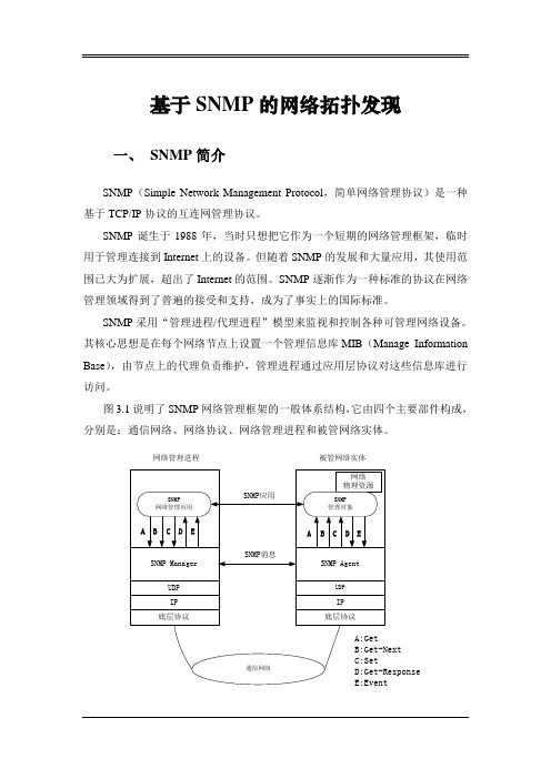 基于SNMP的网络拓扑发现