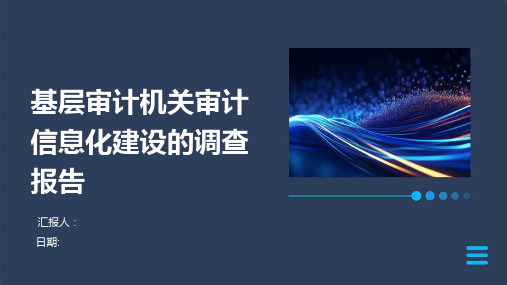 基层审计机关审计信息化建设的调查报告